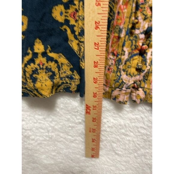 Free People Magic Mystery Tunic Size XS Boho Flared Sleeve V Neck Flowy Pattern - Picture 10 of 11